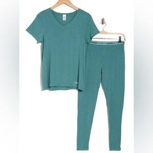 Calvin Klein Teal Pajama Set